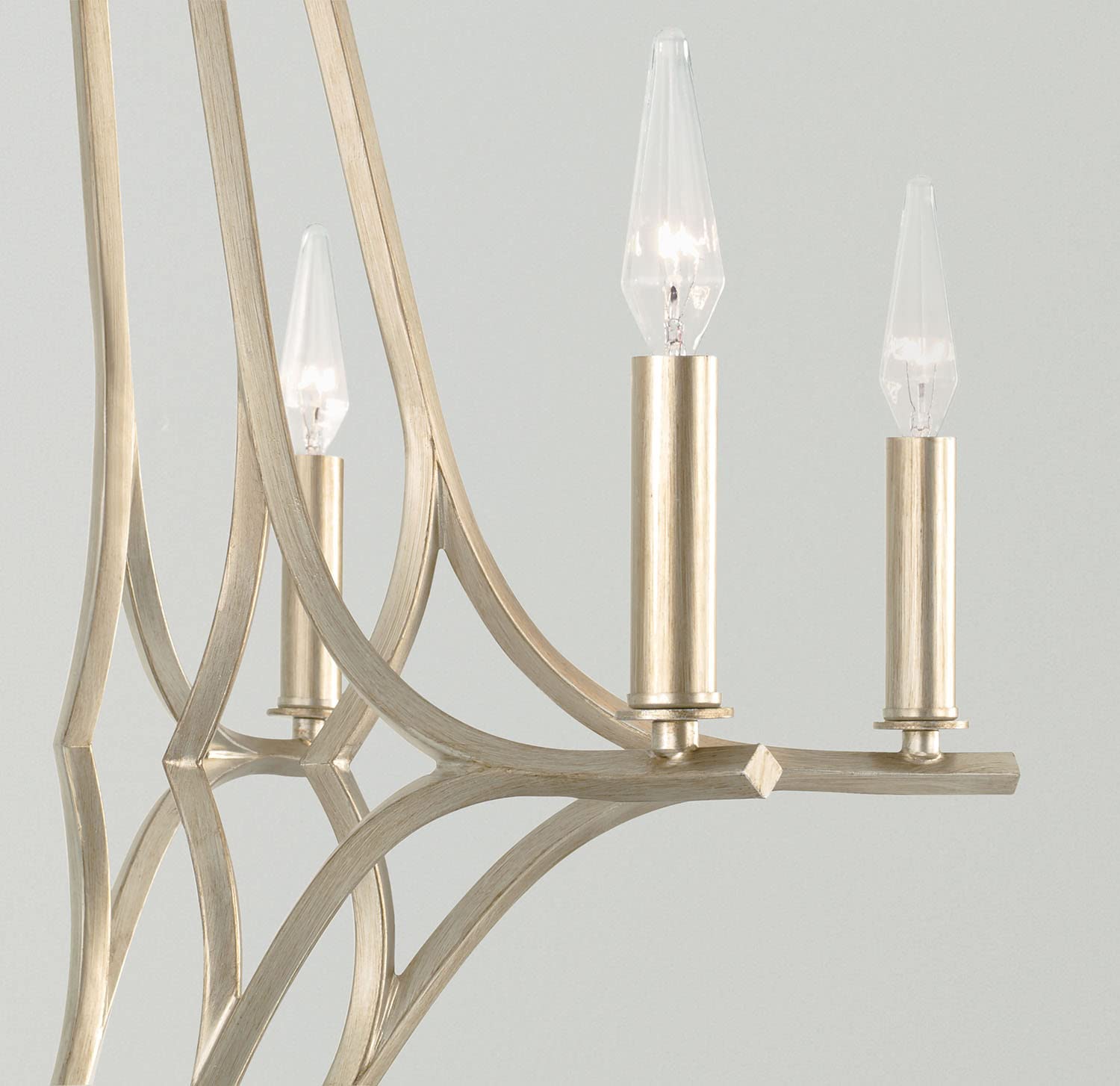 Capital Lighting 450061BS Claire Traditional Candle Chandelier, 6